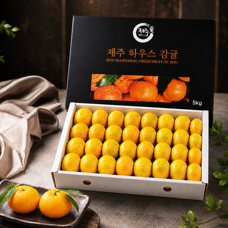 농업회사법인(주)제주연가 서귀포 하례마을 하우스감귤 선물세트 5kg 로얄과