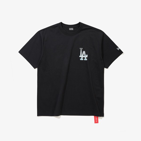 [갤러리아] [뉴에라] MLB LA 다저스 하프톤 티셔츠 블랙 15147539