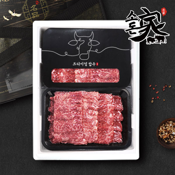 대신육가공 [소돈가]1++ 한우 꽃등심 구이 모듬 선물세트(600gx2)1.2kg