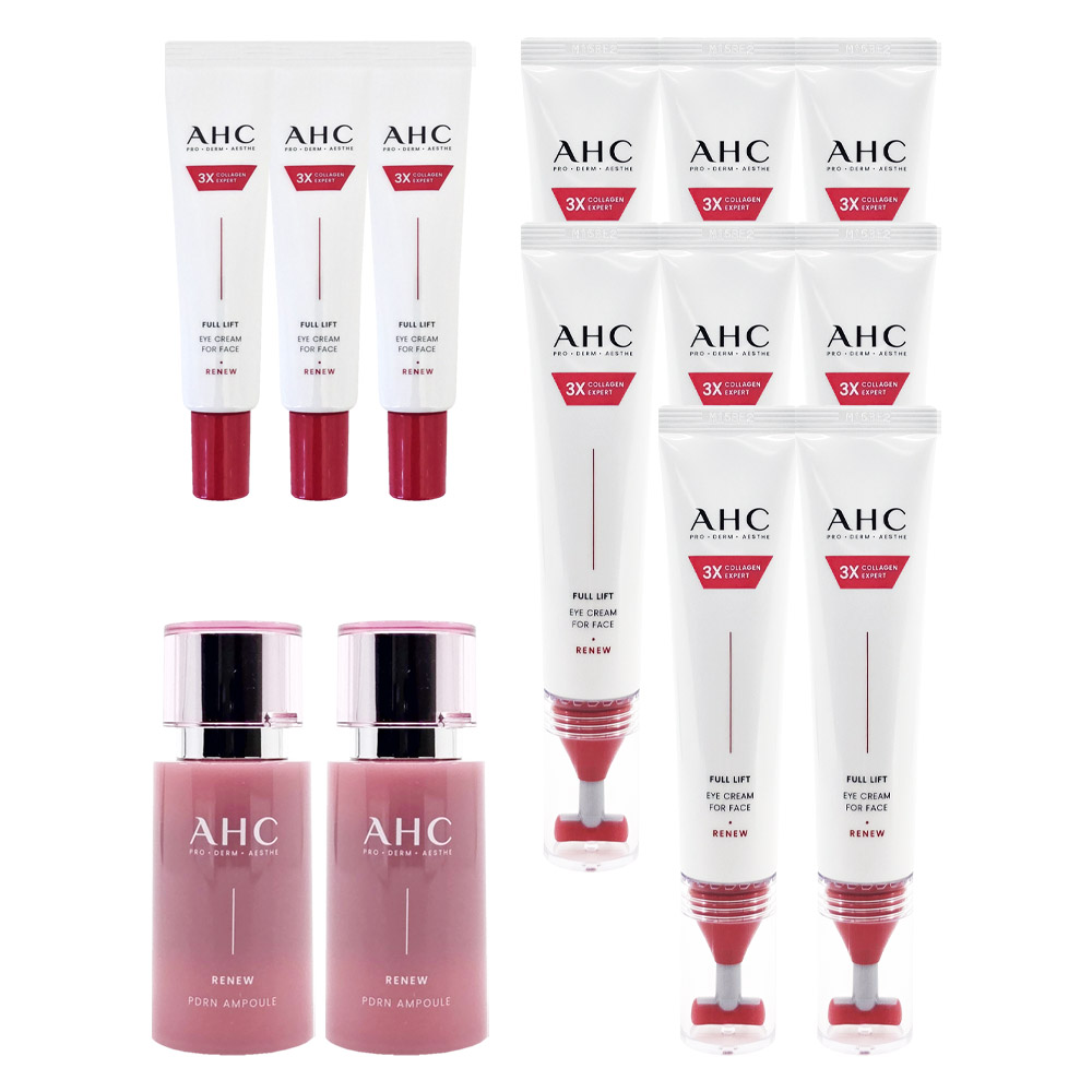 AHC 아이크림 시즌14 풀 리프트 T괄사 리프팅 40ml 8개+12ml 3개+피디알엔앰플2