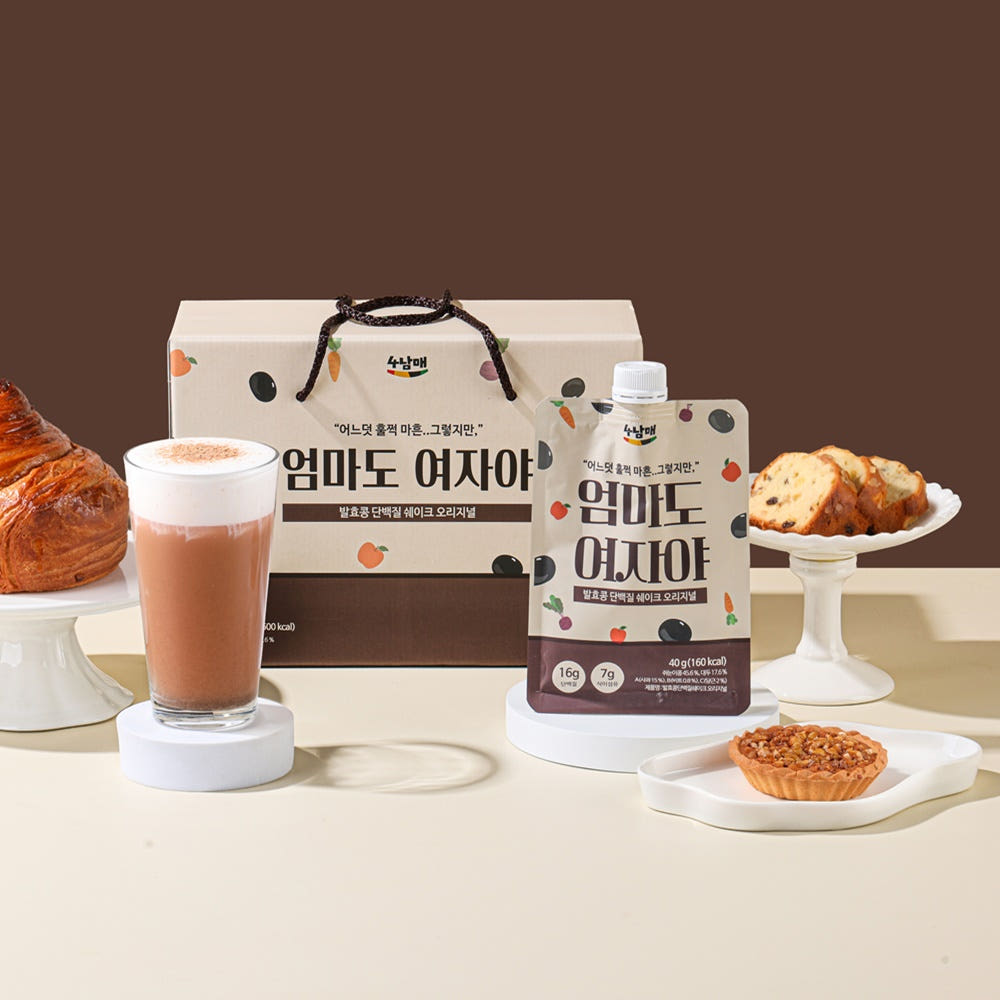 엄마도여자야(발효콩단백질쉐이크 오리지널) 40g*10개