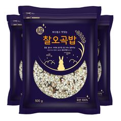 국산 찰오곡밥 1.5kg (500gx3봉)