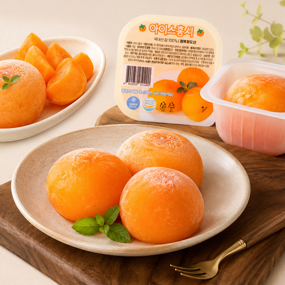 [TC] 달콤시원 청도반시 아이스홍시 냉동과일 60g x 12개