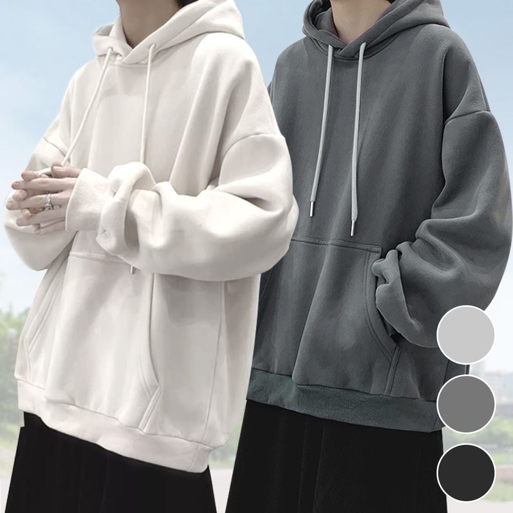 [샵앤] 남녀공용 데일리 4사이즈 오버핏 후드티셔츠 WON-WSH-WCDEB98