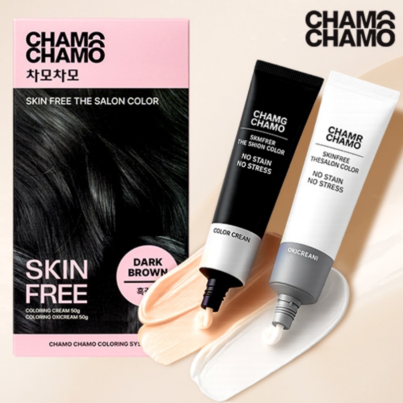 차모차모 스킨프리 더 살롱 염색제 1박스5%쿠폰+구매 후 3천원 적립