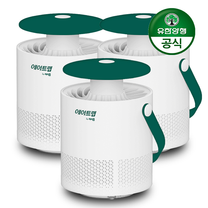FoxconnTechnologyGroup [ETV] 해피홈 에어트랩 360 어드밴스 모기포충기 MC-IP4-C, 3개