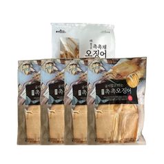 어부예찬 국내산 촉촉오징어 왕특대 8미+오징어채 1봉