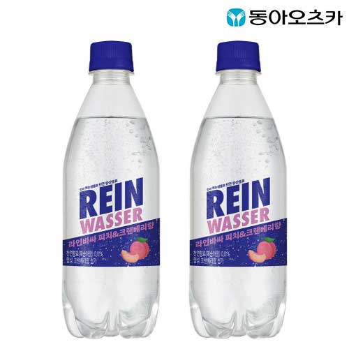 라인바싸 PET500ml 40입 피치크린베리향