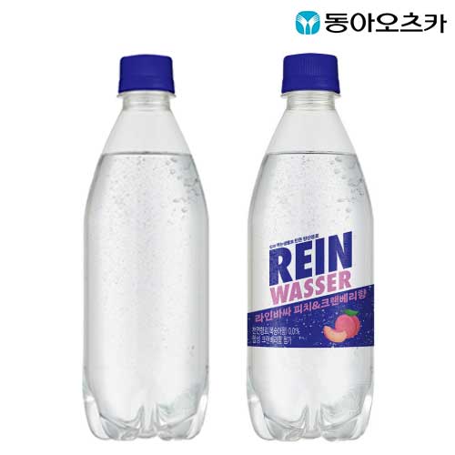 라인바싸 PET500ml 플레인20입+피치크렌베리20입