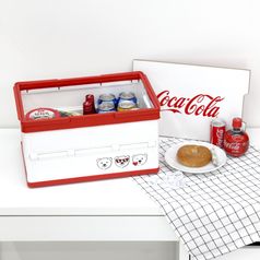 코카콜라 30L 접이식 폴딩박스 COCO-PB20W 다용도 수납정리함 /NSM
