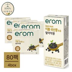 이롬황성주 국산콩 발아약콩 두유 190ml x 80팩