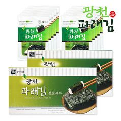 원초듬뿍 광천김 파래김 전장김 선물세트 10봉 2세트