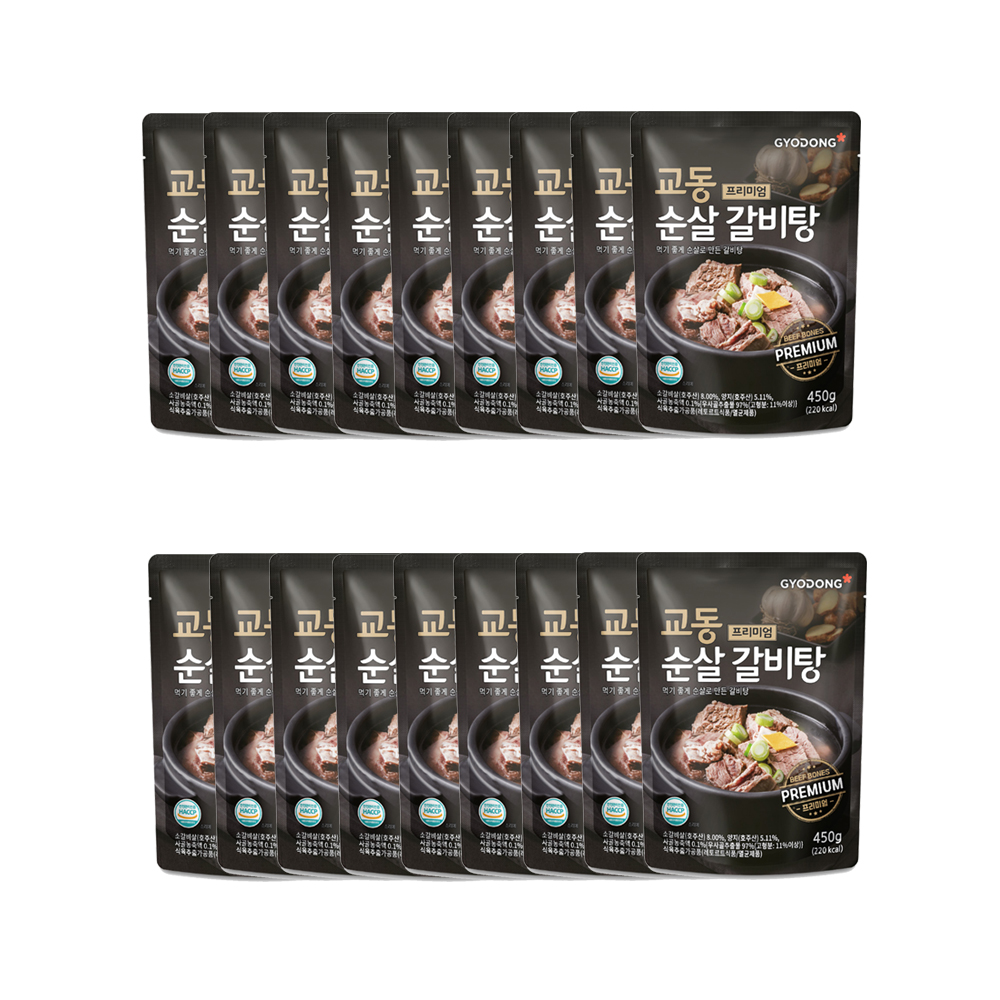 교동식품 교동식품 프리미엄순살갈비탕 450g x 18팩