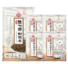 오뚜기 고기리 들기름막국수+육수 4개 세트, 1.65kg, 1개