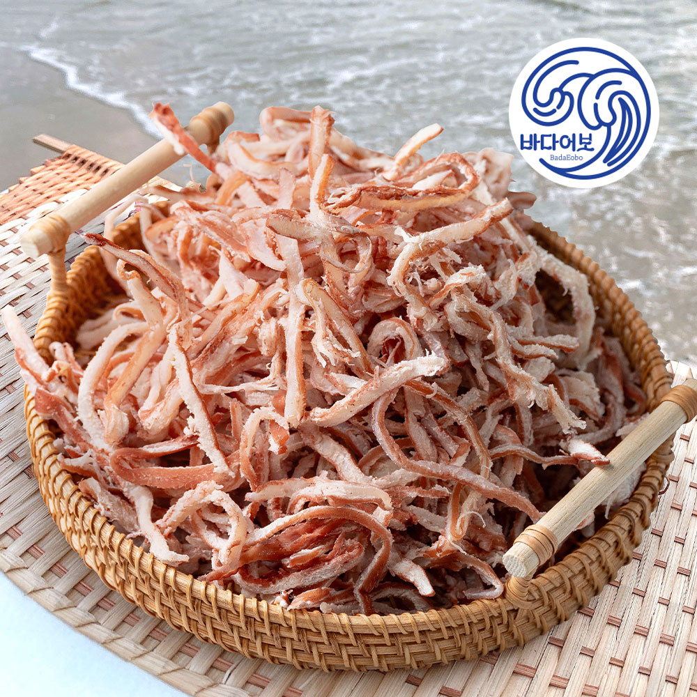 주식회사바다어보 국내가공 참진미채 오징어채 상급 500g 1kg / 진미채 볶음 반찬 튀김 안주 요리