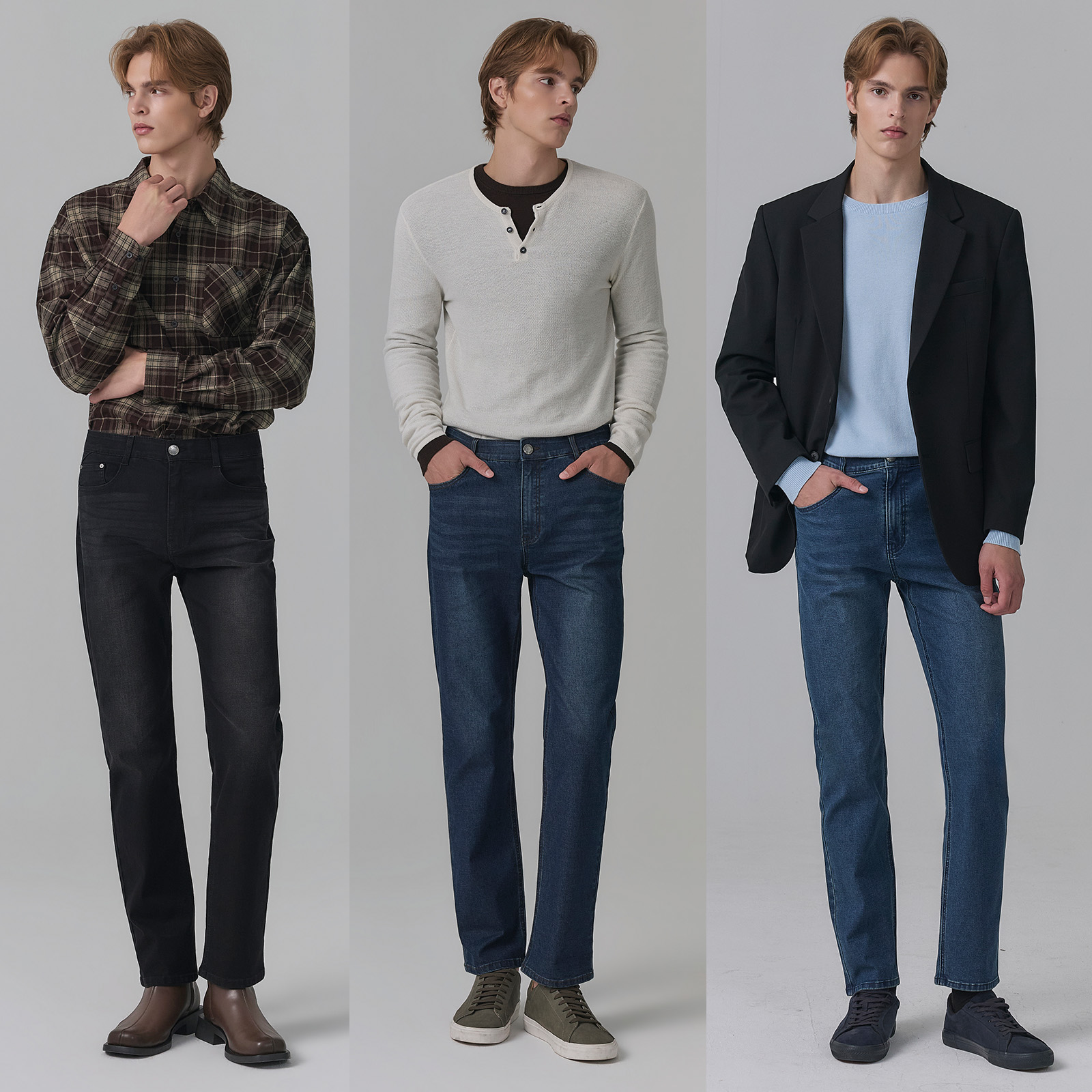 뱅뱅 26FW 남성 라이크라 데님팬츠 3종구매 후 3천원 적립