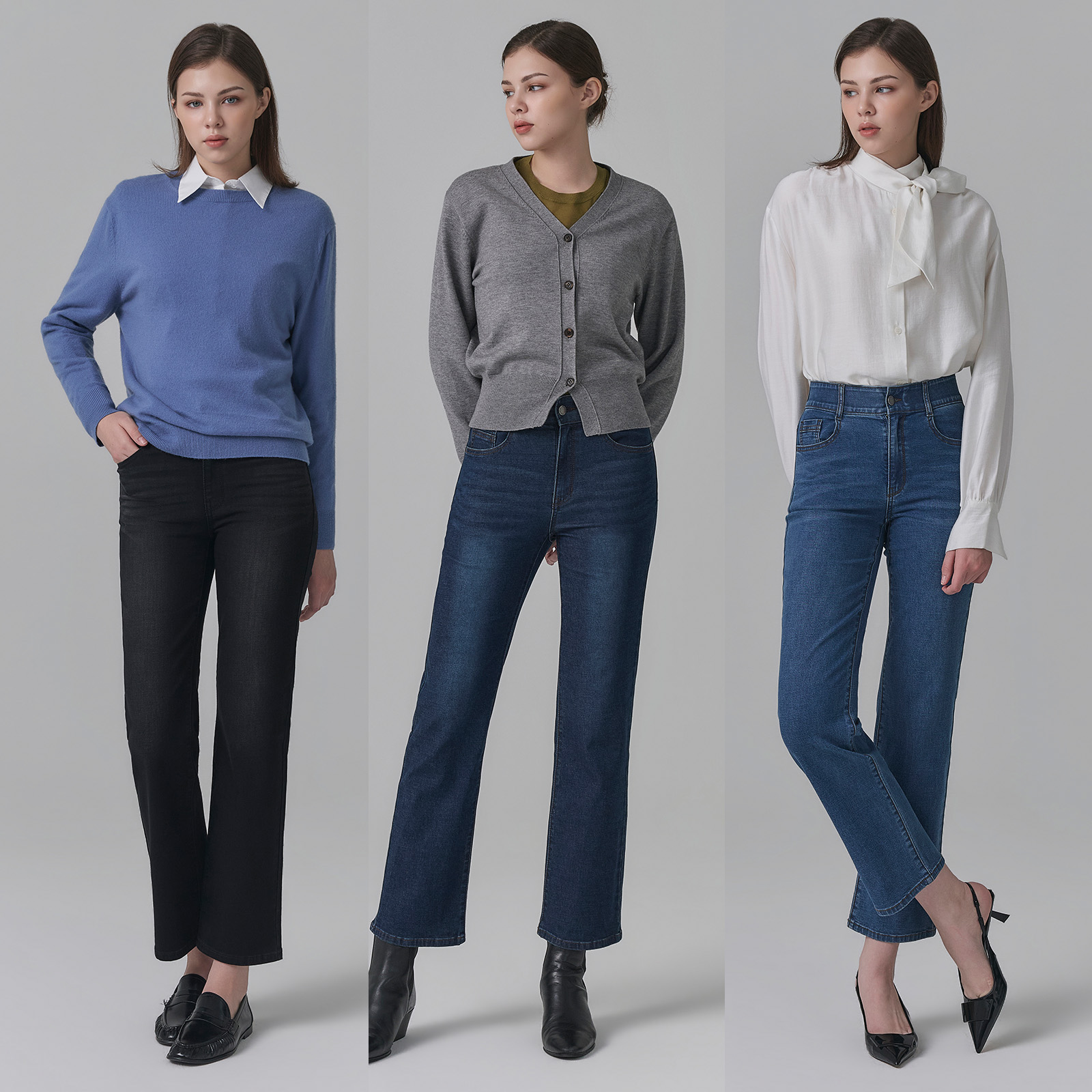 뱅뱅 26FW 여성 라이크라 데님팬츠 3종구매 후 3천원 적립