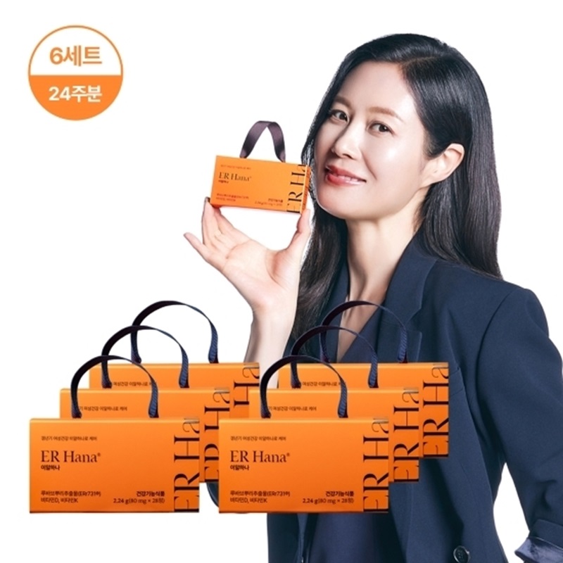 이알하나 ERr731 6박스(총 24주분)5%쿠폰+구매 후 3천원 적립
