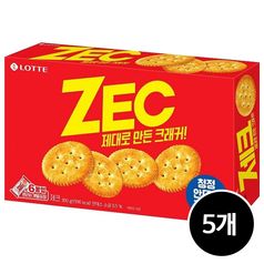롯데제과 제크, 300g, 5개