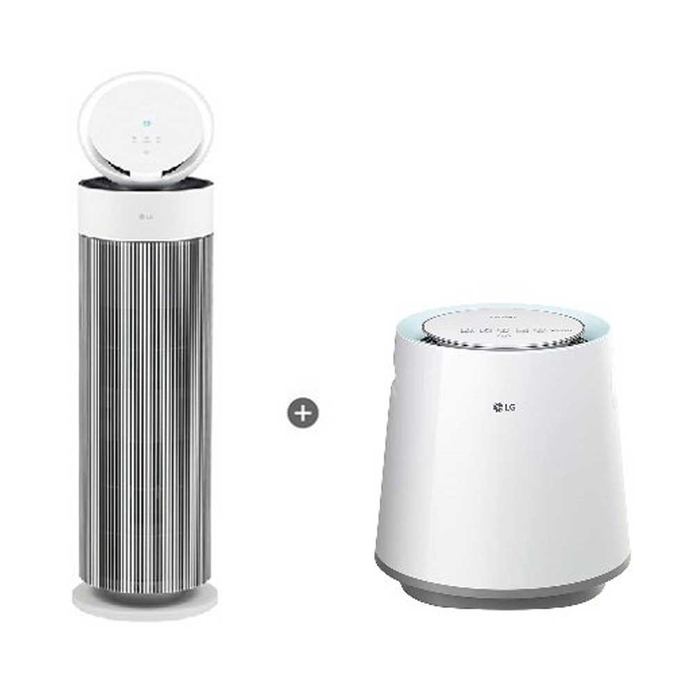 LG전자 LG 공기청정기+가습기 AS155GWDL+HW500DAS 무료배송 eTV