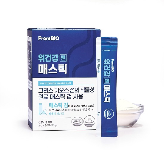 프롬바이오 위건강엔 매스틱 30포 2박스(2개월분)
