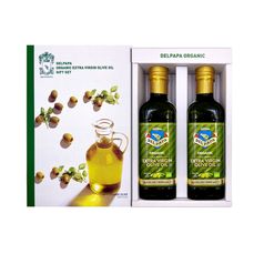 델파파 유기농 엑스트라버진 올리브오일 선물세트 500ml 올리브유 2병