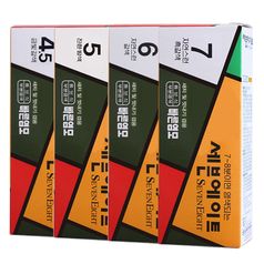 세븐에이트 새치 염색약 4개+염색도구+클렌징폼 225ml