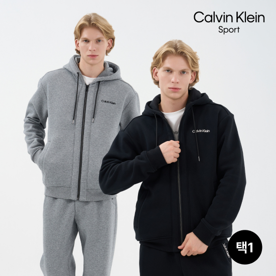 CK스포츠 26FW 남성 후드집업 셋업 2종