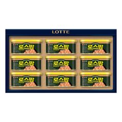 롯데 로스팜 한돈한우 2-9호 1박스(4세트입) 선물세트 명절 설 추석 햄 선물