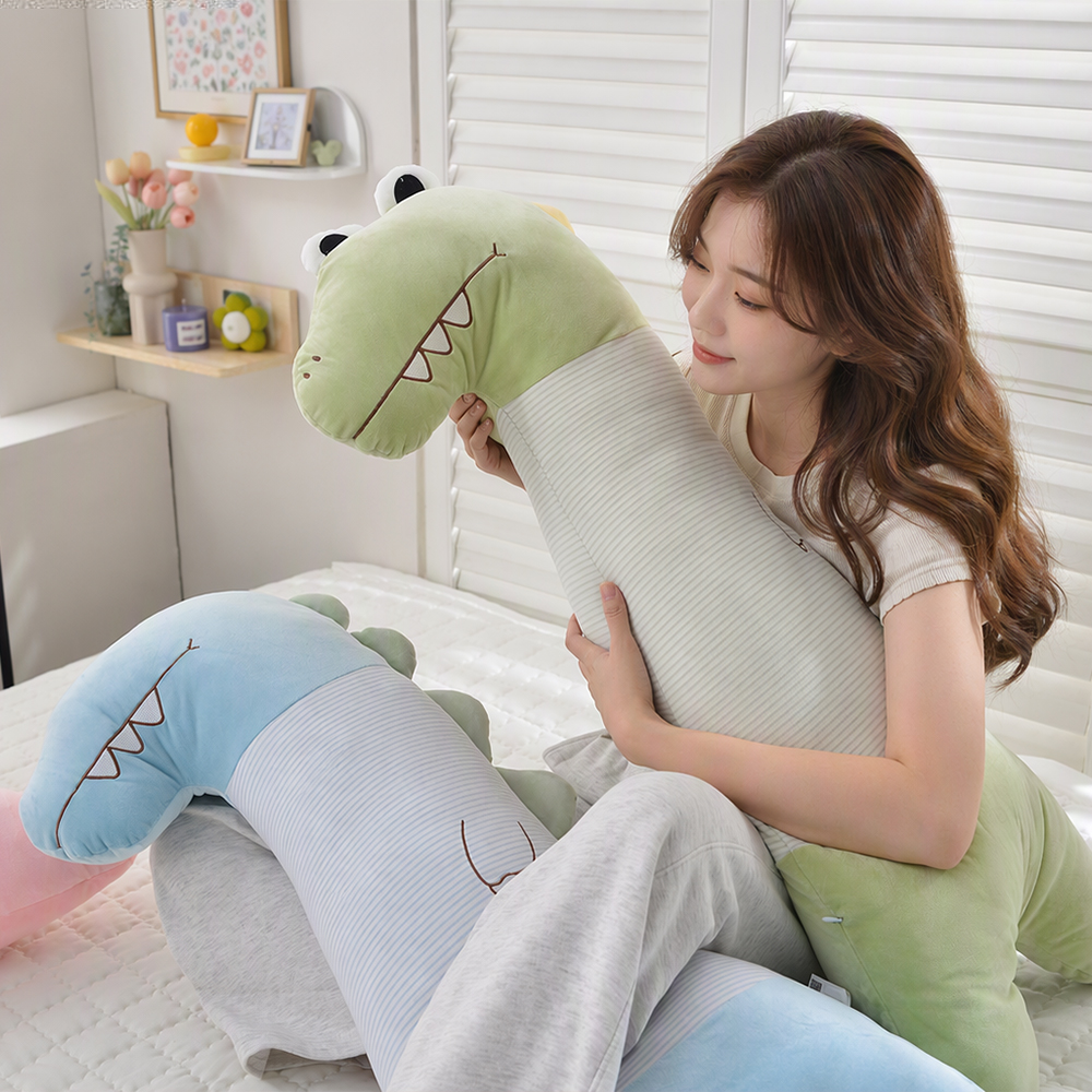 극세사 프렌즈 바디인형 부드러운 다이노 롱쿠션 바디필로우
