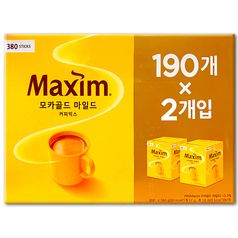 동서식품(주) 코스트코 맥심 모카골드 마일드 커피믹스 4560g(12g x 380개) 다방커피