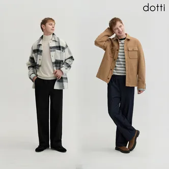 도티 남성 밀크기모 본딩 팬츠2종